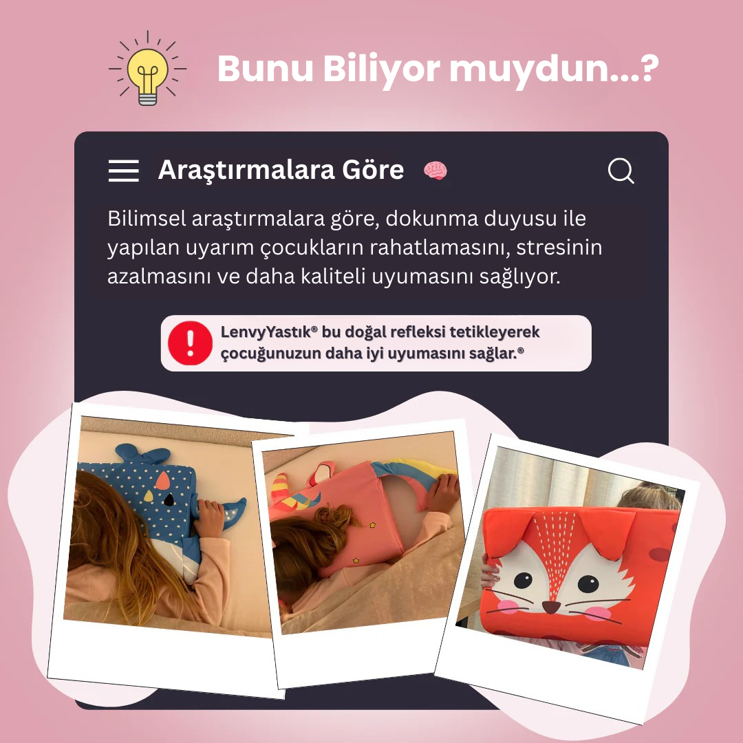 LenvyYastık® Ergonomik Çocuk Yastığı